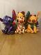 Stitch Crashes Disney Beauty And The Beast + Lady + The Lion King Peluche Bundle