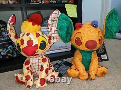 Stitch Crashes Disney Parks Lady And The Tramp 2/12 Et Lion King Plush 3/12 T.n.-o.