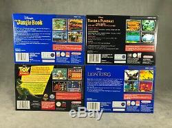 Super Pack 4x Disney´s Snes Roi Lion, Toy Story, Timon Et Pumba's, Livre De La Jungle