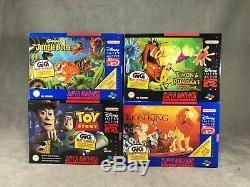 Super Pack 4x Roi Du Lion Snes Disney, Toy Story, Timon Y Pumba, Livre De La Jungle
