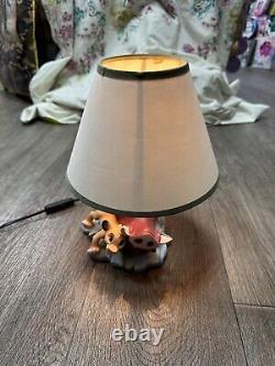 Super Rare 1989 Lion King Lamp Working<br/>
 	 Travail de lampe Lion King 1989 super rare
