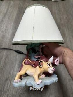 Super Rare 1989 Lion King Lamp Working	<br/>Travail de lampe Lion King 1989 super rare