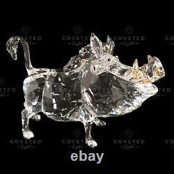 Swarovski Cristal DISNEY ROI LION PUMBAA PHACOCÈNE 1049784 État neuf en boîte Rare