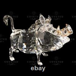 Swarovski Cristal DISNEY ROI LION PUMBAA PHACOCÈNE 1049784 État neuf en boîte Rare