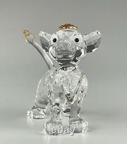 Swarovski Cristal Disney Simba Lion Roi Figurine Menthe En Boîte