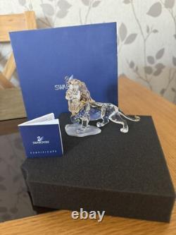 Swarovski Crystal DISNEY ROI LION MUFASA 1048265 Menthe Rare Retiré Boîte