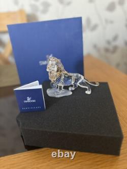 Swarovski Crystal DISNEY ROI LION MUFASA 1048265 Menthe Rare Retiré Boîte