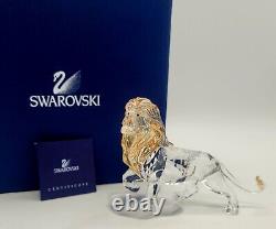 Swarovski Disney Cristal Figurine Mufasa Lion Roi 1048265 En Boîte Avec Coa