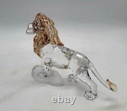 Swarovski Disney Cristal Figurine Mufasa Lion Roi 1048265 En Boîte Avec Coa