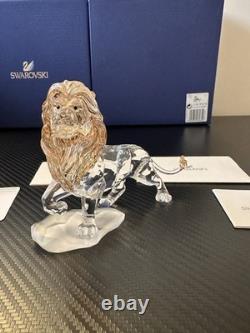 Swarovski Disney Le Roi Lion Mufasa 1048265 – Figurine en cristal retirée de la collection, avec boîte et certificat d’authenticité