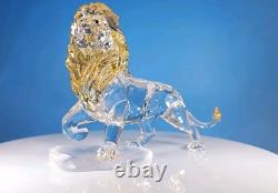 Swarovski Disney Le Roi Lion Mufasa 1048265 Retraité Pas de Boîte d'Origine