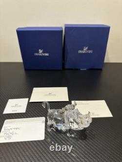 Swarovski Disney Le Roi Lion Pumbaa 1049784 Figurine en cristal retirée avec boîte et certificat d’authenticité