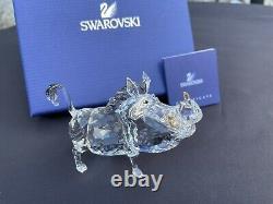 Swarovski Disney Le Roi Lion Pumbaa Pumba Figurine En Cristal Retraitée #1049784
