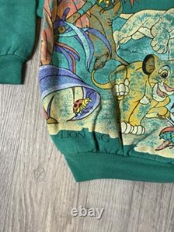 Sweat-shirt Crewneck Enfant Vintage Le Roi Lion AOP Estimations Estampées