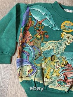 Sweat-shirt Crewneck Enfant Vintage Le Roi Lion AOP Estimations Estampées