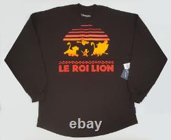 Sweat-shirt Spirit Jersey Disneyland Paris Le Roi Lion Disney Parks pour adultes taille S Top