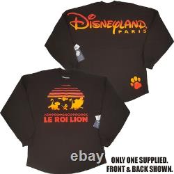 Sweatshirt Spirit Jersey Le Roi Lion Disneyland Paris Disney Parks Adultes S