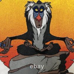 Sweatshirt Vintage des années 90 Disney Le Roi Lion Rafiki Taille M Blanc Pull de Film