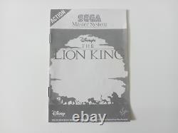 Système maître Sega Disney Le Roi Lion Version Pourpre Portugaise Tectoy