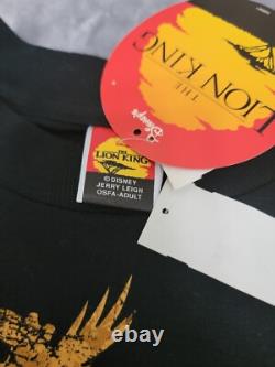 T-shirt Disney Le Roi Lion 1994 Jerry Leigh OSFA XL NWT Vintage Film d'Animation des Années 90