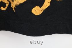 T-shirt à manches courtes vintage années 90 pour homme Disney taille unique imprimé intégral Le Roi Lion USA