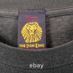 T-shirt de seconde main avec le logo vintage du Roi Lion de Disney