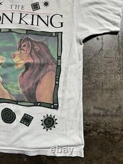 T-shirt graphique Disney du film Le Roi Lion Simba Nala des années 90 de taille XL