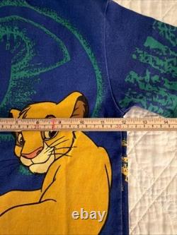 T-shirt pour enfants AOP Disney Le Roi Lion des années 90