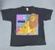 T-shirt Vintage Disney Le Roi Lion Osfm Noir Simba Mufasa Graphique Promo Du Film