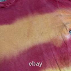 T-shirt vintage Disney Le Roi Lion Tie Dye Ombre à couture simple T-shirt vintage Disney Le Roi Lion Tie Dye Ombre à couture simple