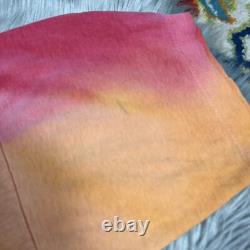 T-shirt vintage Disney Le Roi Lion Tie Dye Ombre à couture simple