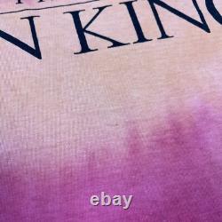 T-shirt vintage Disney Le Roi Lion Tie Dye Ombre à couture simple