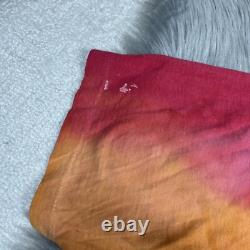 T-shirt vintage Disney Le Roi Lion tie-dye ombre à couture simple