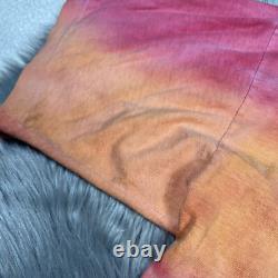 T-shirt vintage Disney Le Roi Lion tie-dye ombre à couture simple