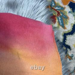 T-shirt vintage Disney Le Roi Lion tie-dye ombre à couture simple