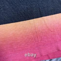 T-shirt vintage Disney Le Roi Lion tie-dye ombre à couture simple