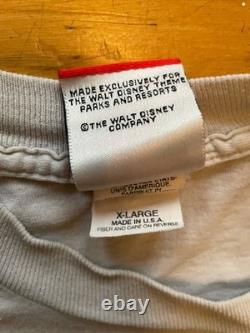 T-shirt vintage Disney des années 90 avec grand imprimé méchant Roi Lion Scar Mickey INC taille M/L
