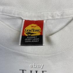 T-shirt vintage Le Roi Lion Disney taille XL années 90