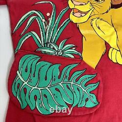 T-shirt vintage Le Roi Lion Simba Timon des années 90 taille enfant 4 6 SM Disney Store RARE