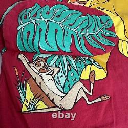 T-shirt vintage Le Roi Lion Simba Timon des années 90 taille enfant 4 6 SM Disney Store RARE