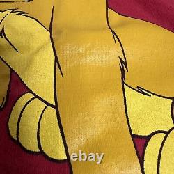 T-shirt vintage Le Roi Lion Simba Timon des années 90 taille enfant 4 6 SM Disney Store RARE