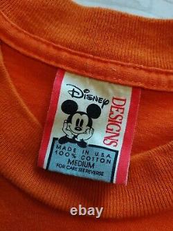 T-shirt vintage des années 90 Disney Le Roi Lion à couture simple, double face, taille moyenne