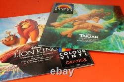 Tarzan + Le Roi Lion Walt Disney B. O. F. Épuisé 2023 2 LP Ensemble Vinyle Coloré