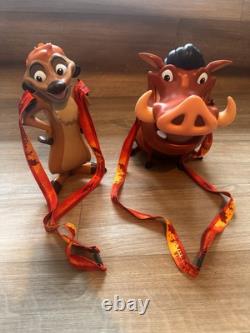 Tasse à siroter Timon et seau à pop-corn Pumbaa du film Le Roi Lion dans les parcs Disney
