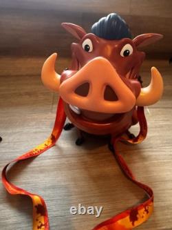 Tasse à siroter Timon et seau à pop-corn Pumbaa du film Le Roi Lion dans les parcs Disney