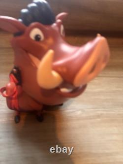 Tasse à siroter Timon et seau à pop-corn Pumbaa du film Le Roi Lion dans les parcs Disney