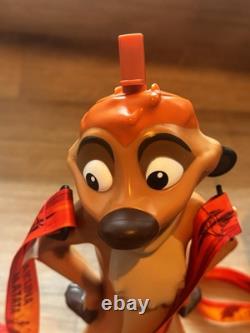 Tasse à siroter Timon et seau à pop-corn Pumbaa du film Le Roi Lion dans les parcs Disney