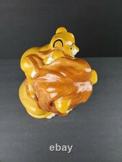 The Lion King Cookie Jar Simba Et Mufasa Westland Disney Film Ceramic Container