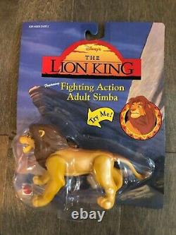 The Lion King Fighting Action Figures Lot Of 5 Disney Mattel Nip