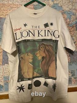 The Lion King Shirt Vintage 90s Disney Tee Single Stitch Simba Nala Movie Promo